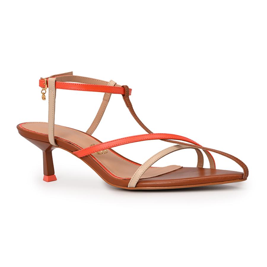 Brown Delicate Straps Sandal