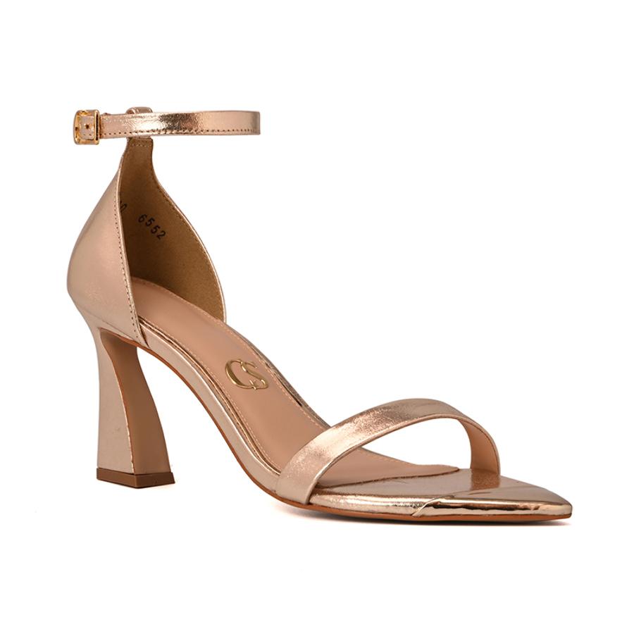 Gold Metal Detail Sandal
