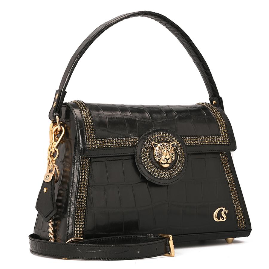 Premium Croco Black Bag