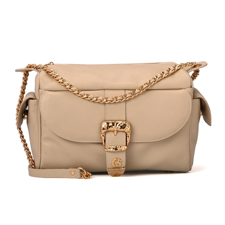 Off-white Buckle Bag