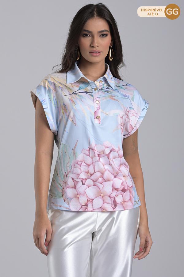 BLOUSE WITH COLLAR