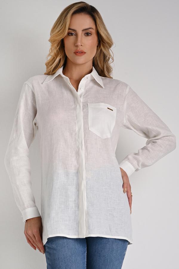 DISPLACED SHOULDERS SHIRT