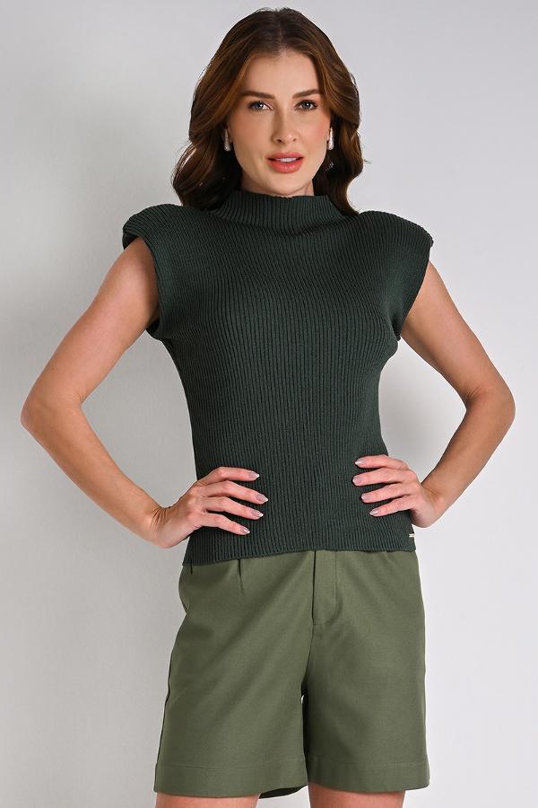 SHOULDER PAD BLOUSE