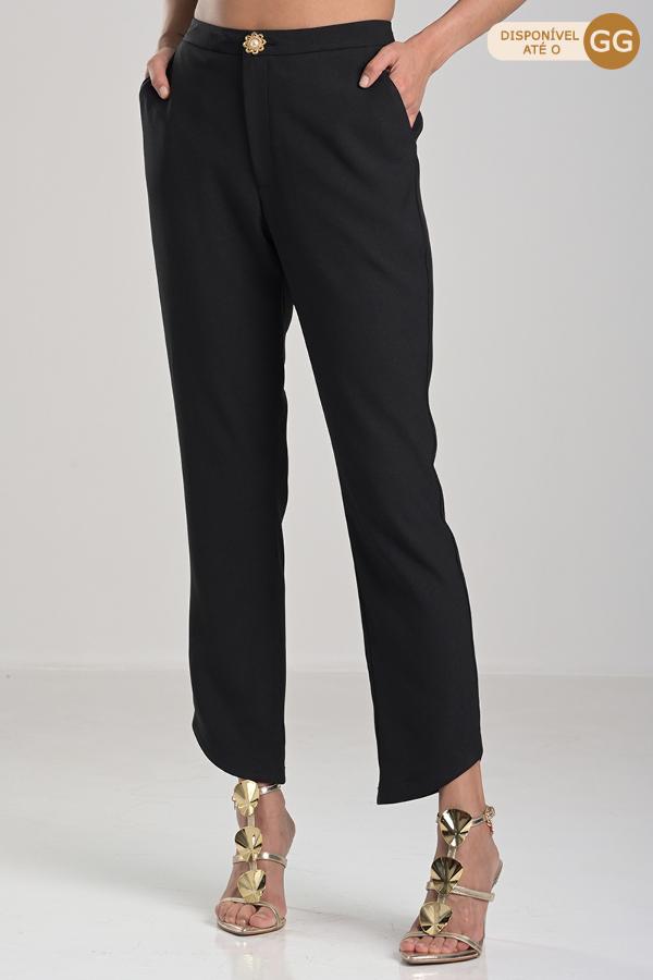 TAILORED PANTS WITH UNIQUE HEM