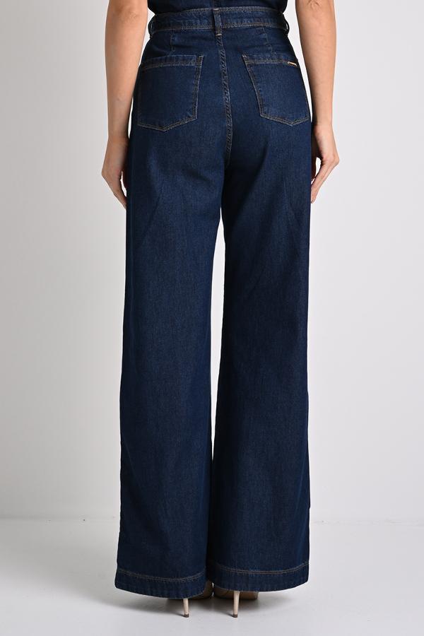 WIDE LEG DENIM PANTS