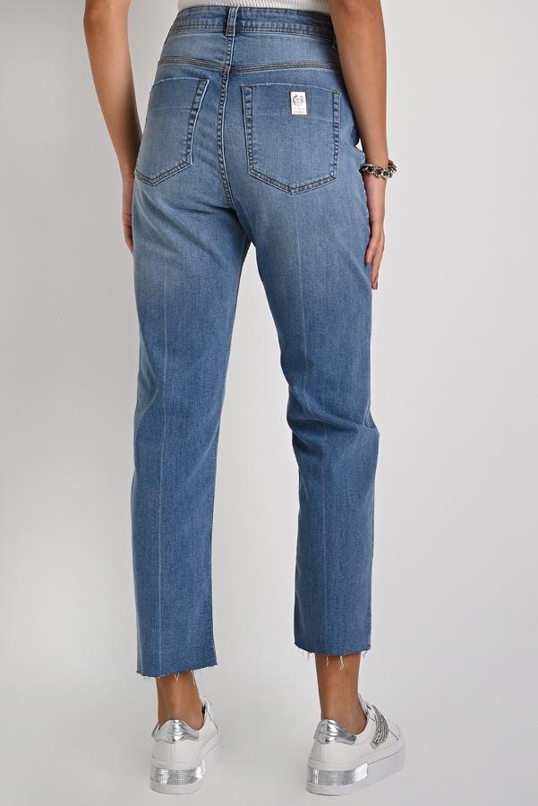 JEANS PANTS MOM WITH MARKINGS