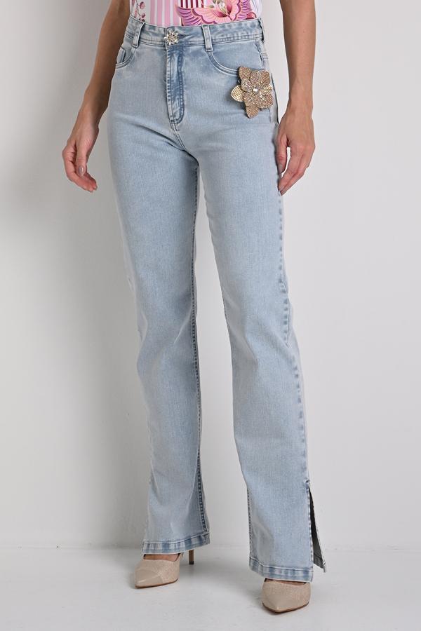 PANTS MOM COMFORT FLOWERS
