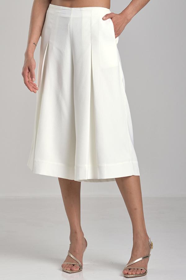 MAX BERMUDA WITH PLEATS