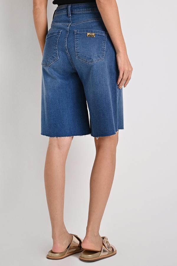 BERMUDA WIDE LEG WITH EMBROIDERY