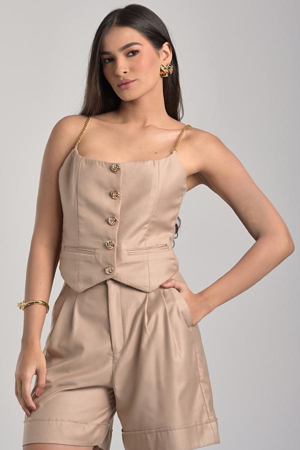 SLIM VEST WITH STRAPS