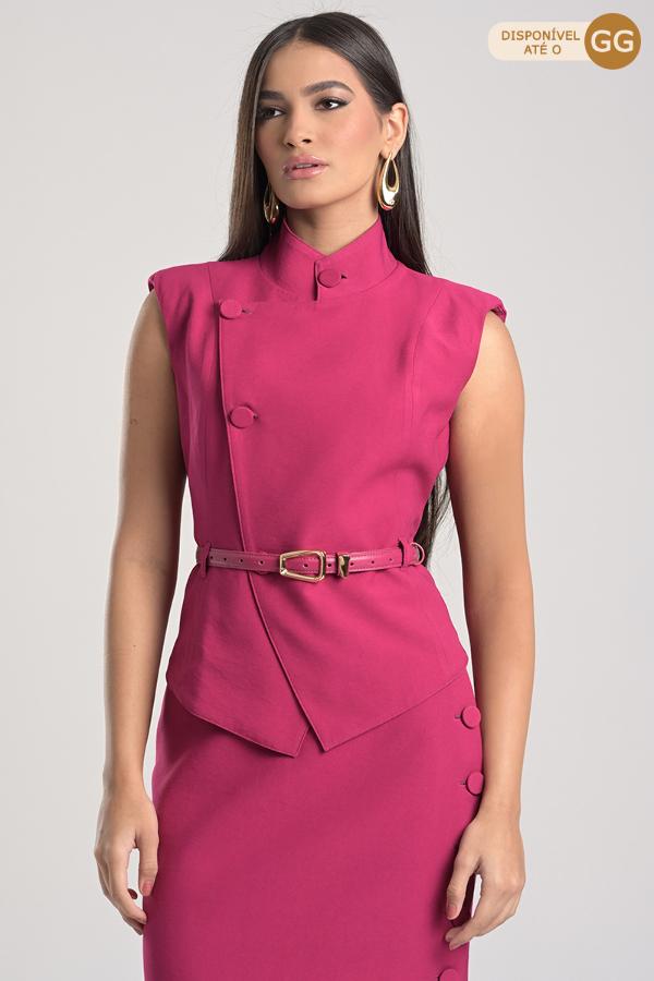 PERFECT JACKET WITH LEATHER BELT