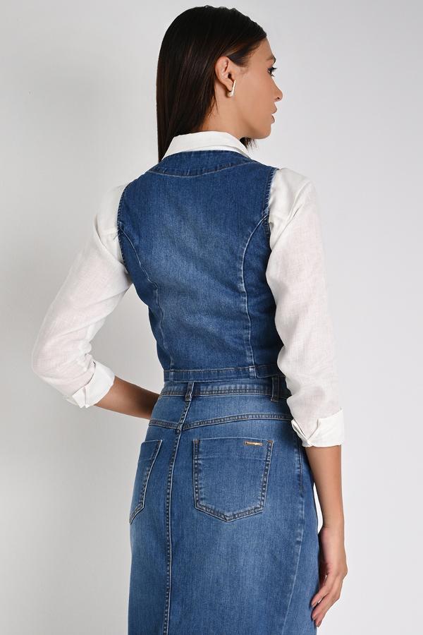 DENIM ELEGANCE VEST