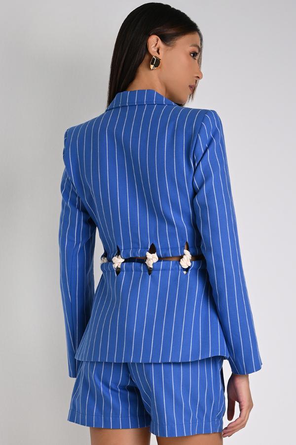 BLAZER WITH CORD DETAIL