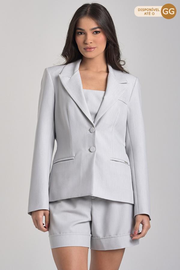 BLAZER WITH BACK OVERLAP