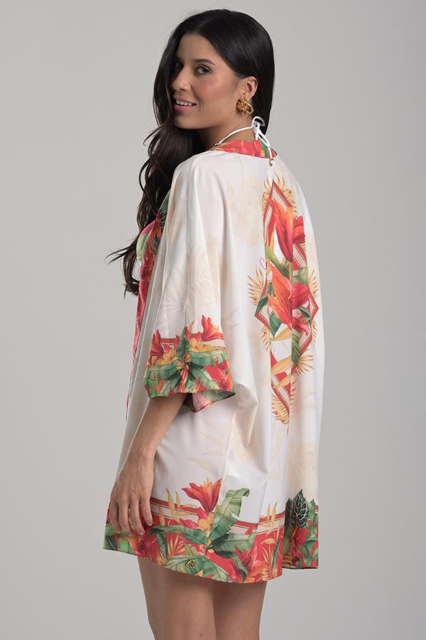 KIMONO WITH WIDE SLEEVES