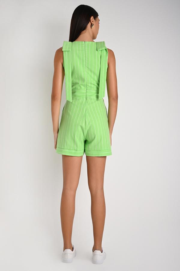 BOW SHOULDER MINI DRESS