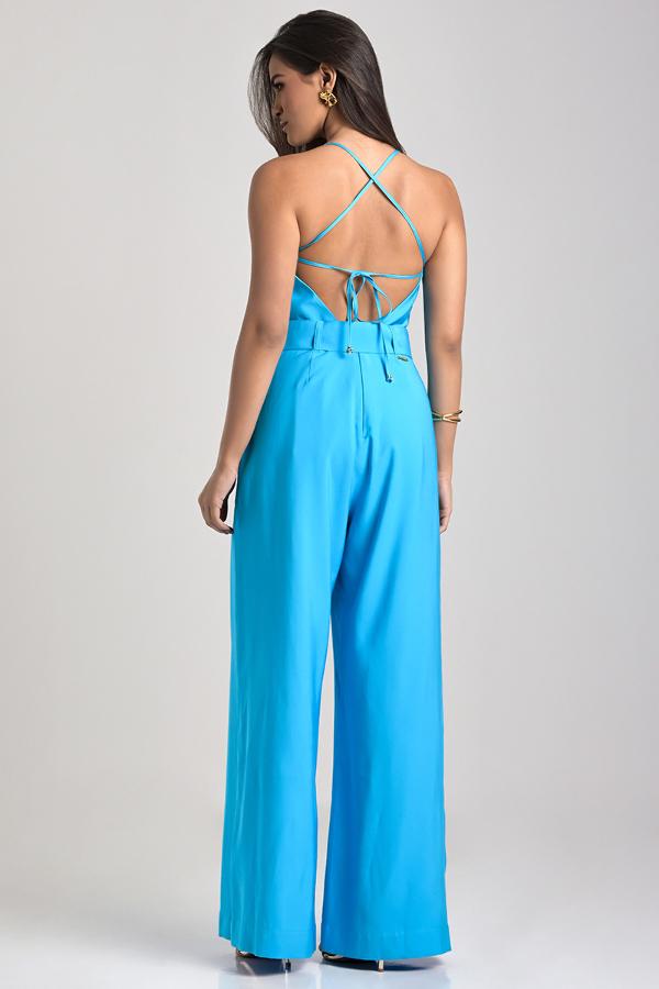 JUMPSUIT WITH TIE AT THE BACK