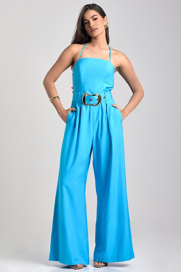 JUMPSUIT WITH TIE AT THE BACK