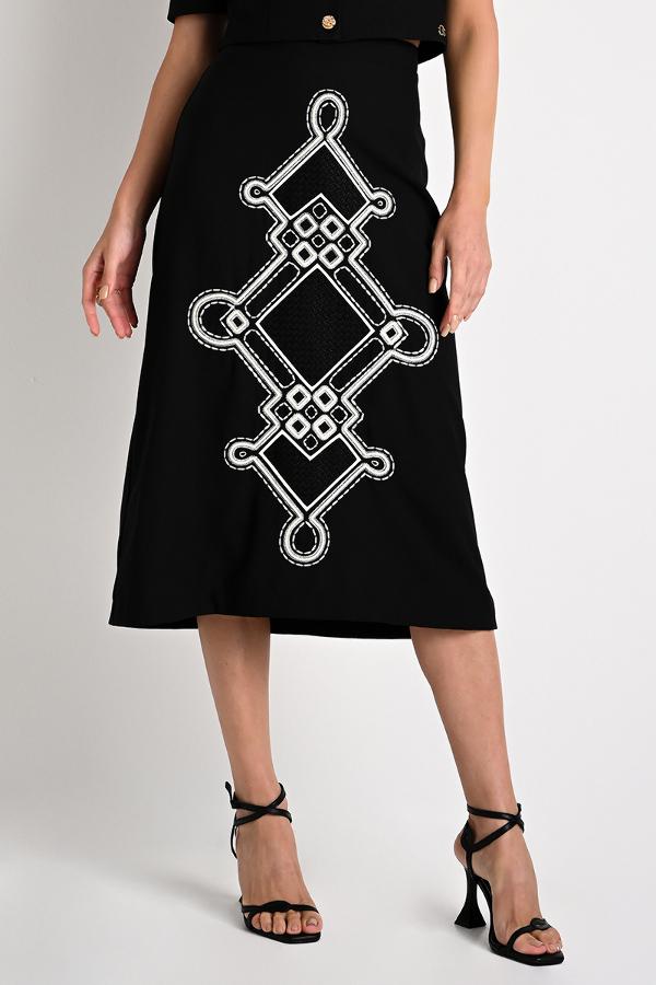 MIDI EVASE SKIRT