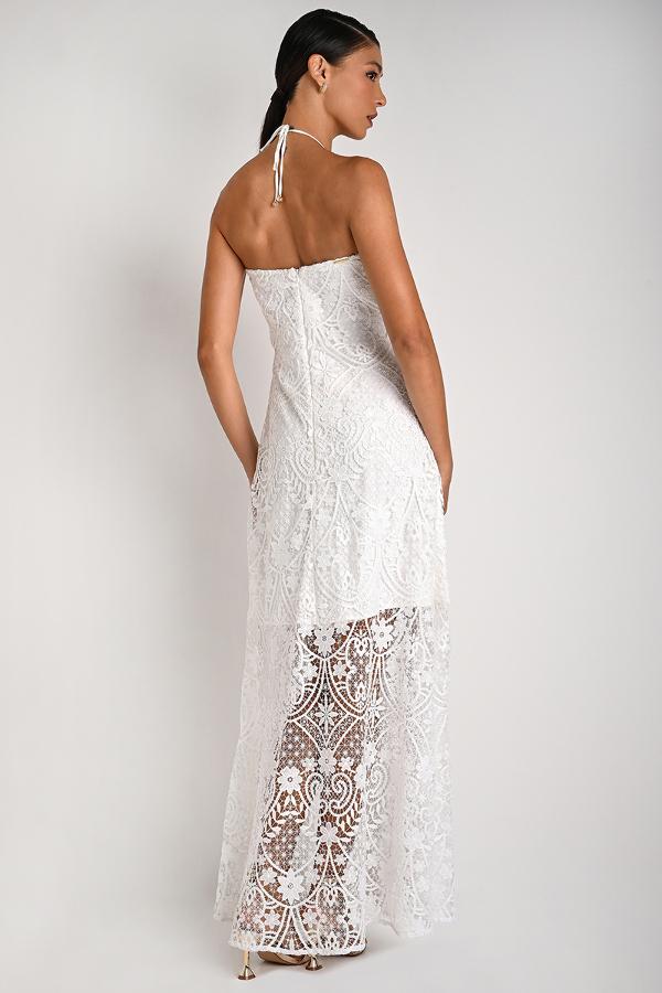 ASYMMETRICAL DRESS WITH SLIT