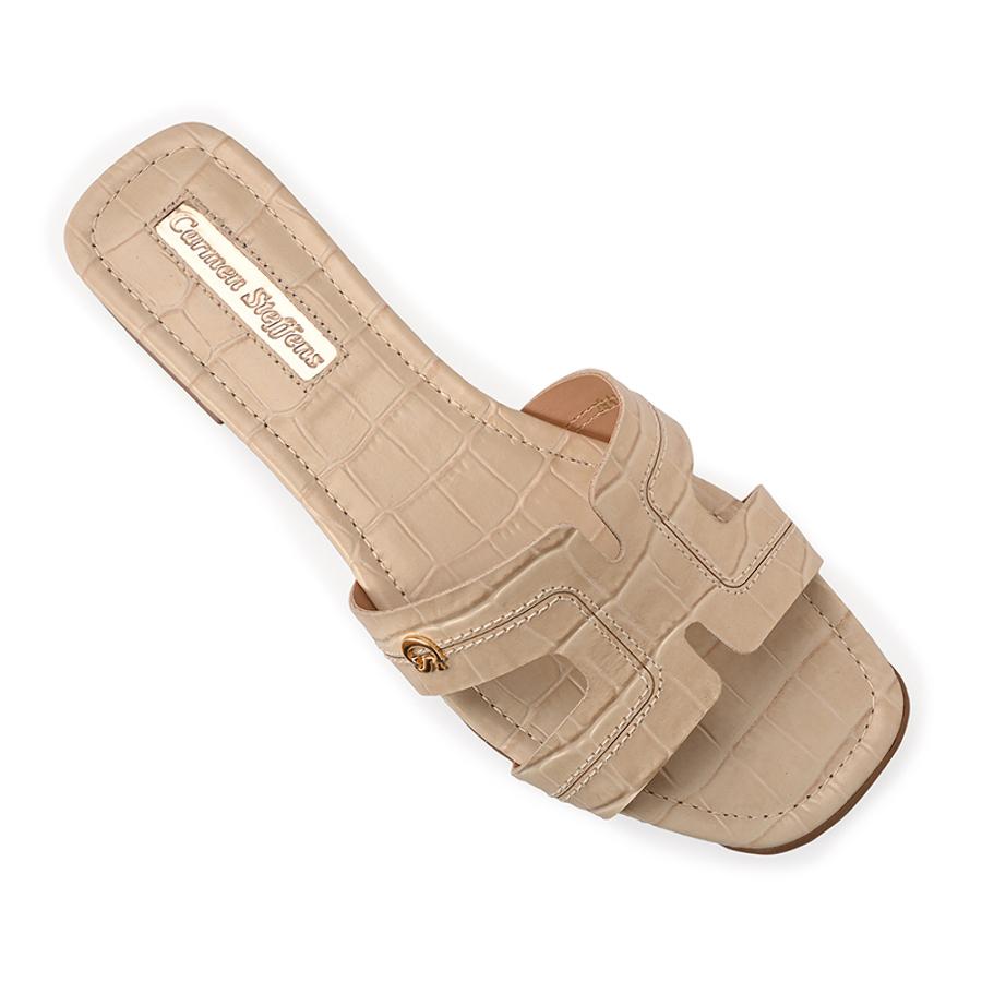 Off-white Flat Sandals with H Straps