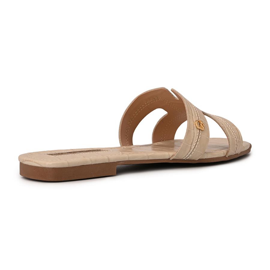 Off-white Flat Sandals with H Straps