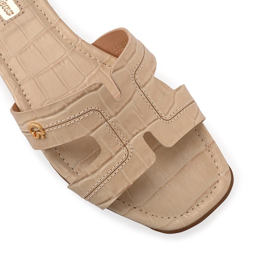 Off-white Flat Sandals with H Straps