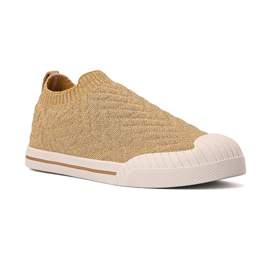 Golden Lurex Sneakers