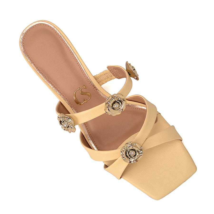 Yellow Metal Sandal