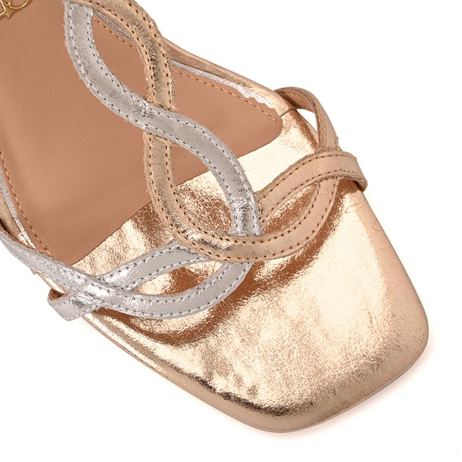 Golden Stripes Sandal