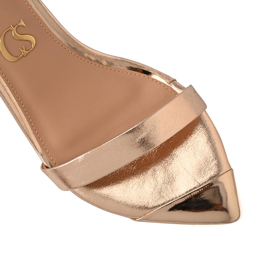 Gold Metal Detail Sandal