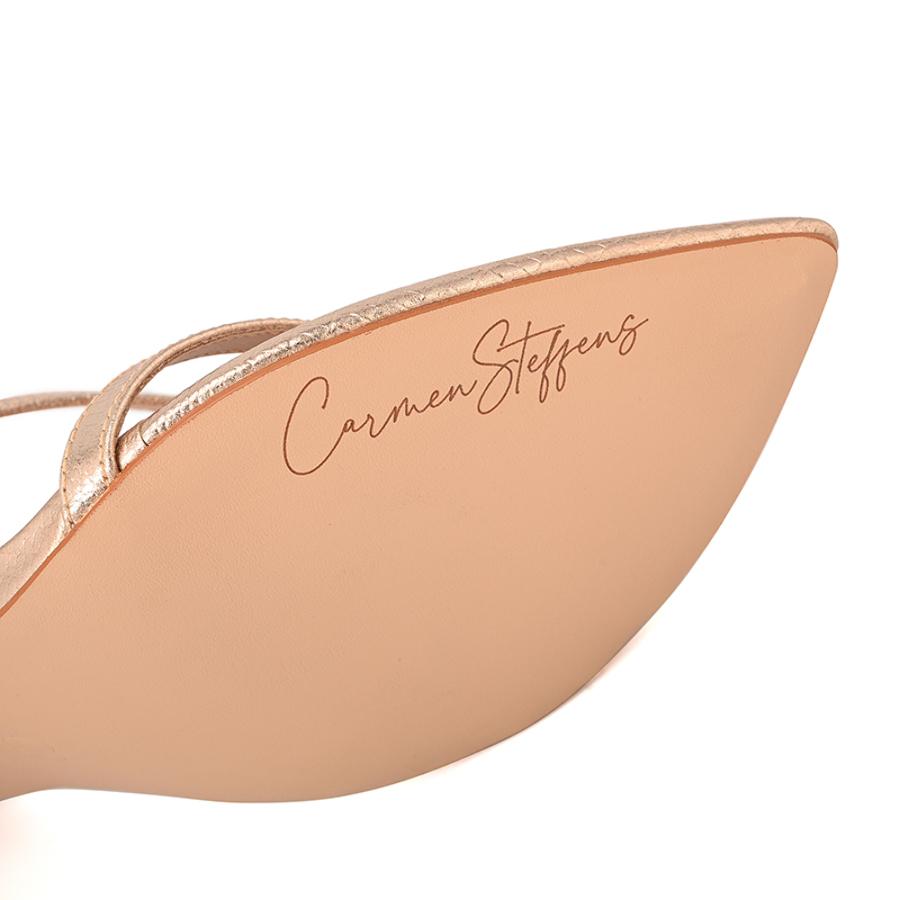 Golden Leaf Toe and Comma Heel Sandal