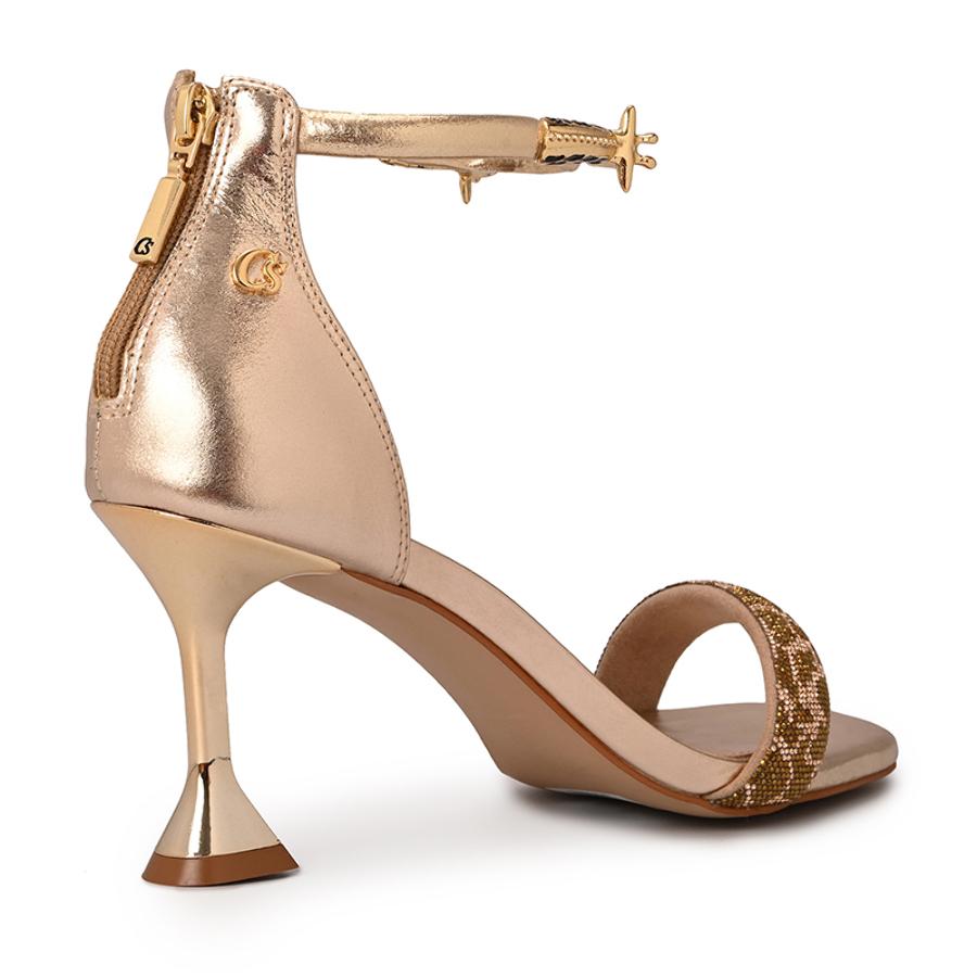 Golden Giraffe Metal Sandal