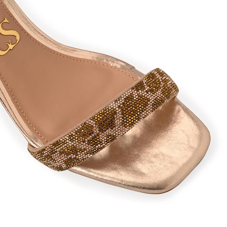 Golden Giraffe Metal Sandal
