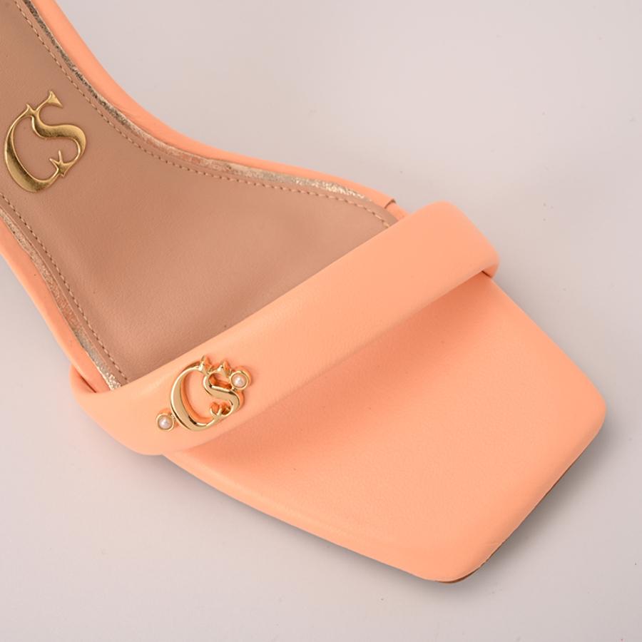 Square Peach Sandal