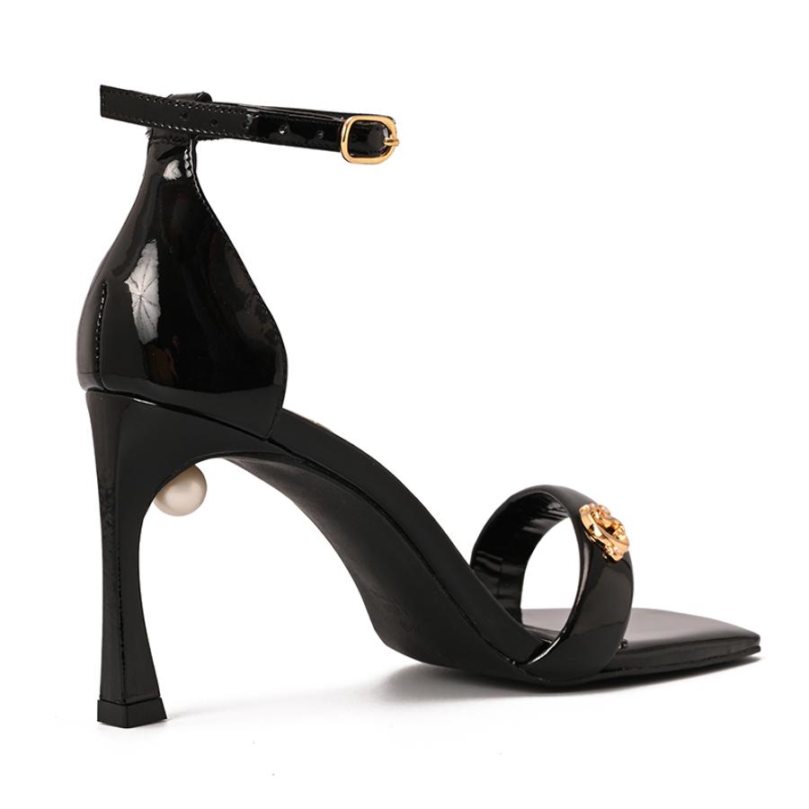 Black Square Sandal