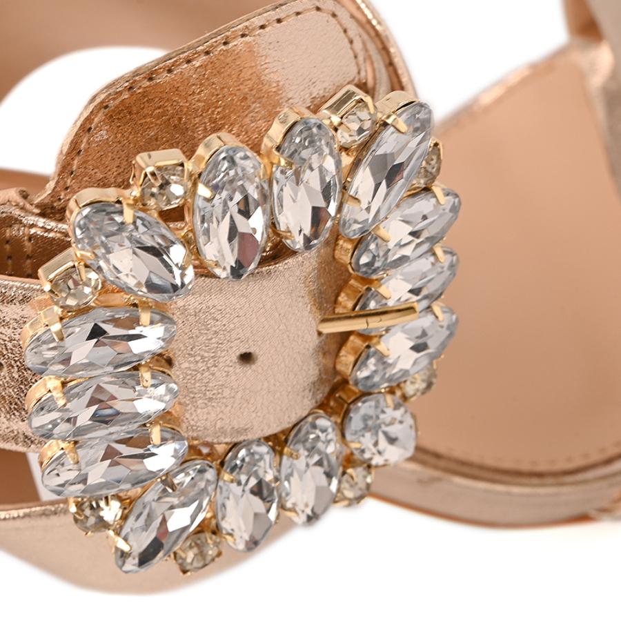 Golden Buckle Sandal
