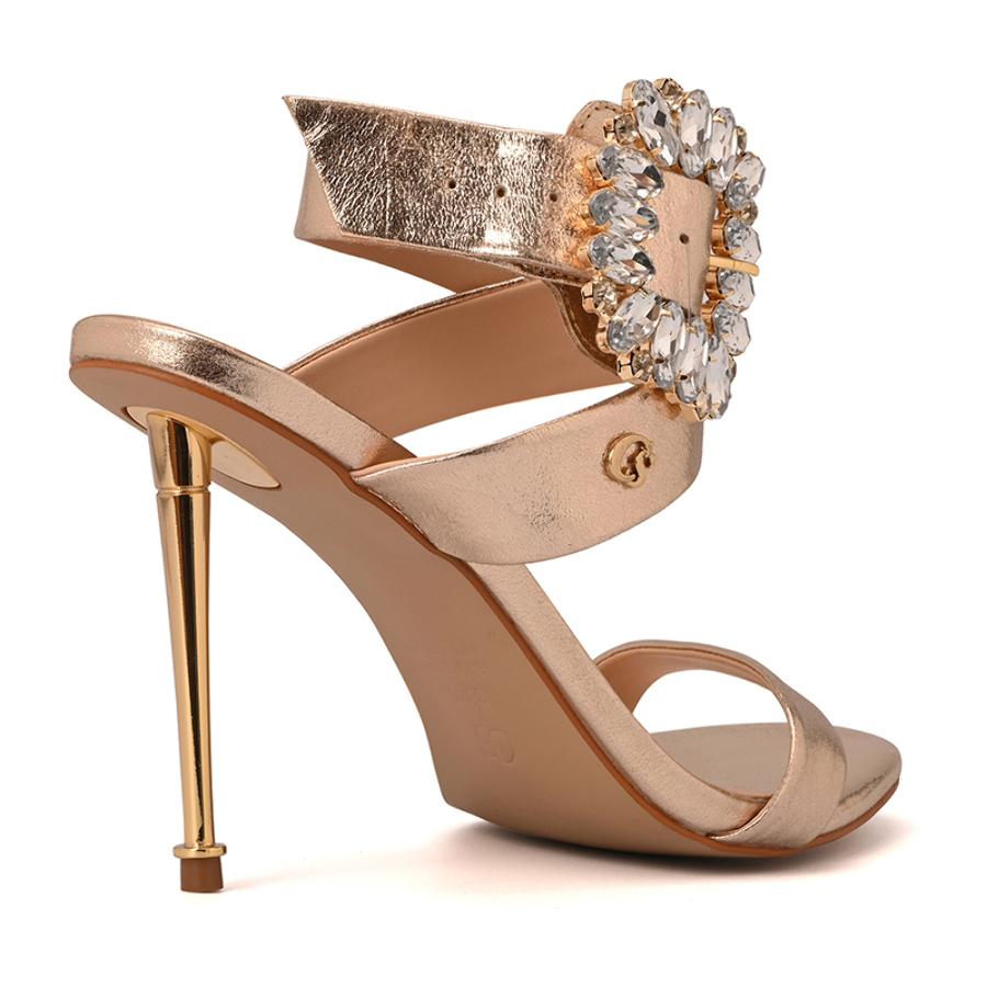 Golden Buckle Sandal