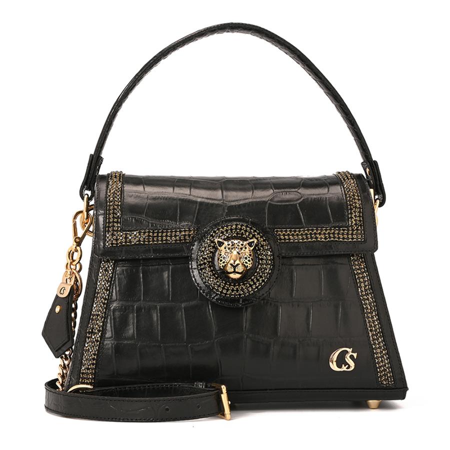Premium Croco Black Bag