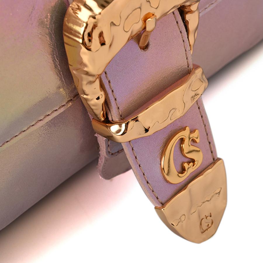Holographic Iridescent Buckle Bag