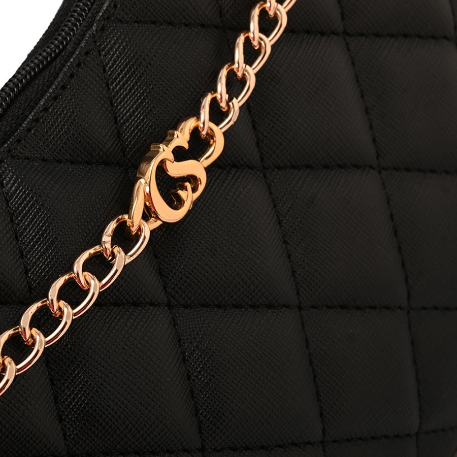 Matelassé Chain Bag Black
