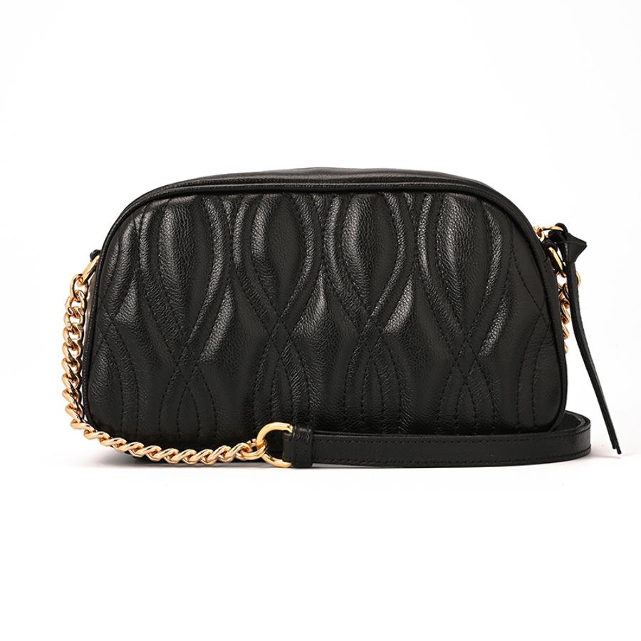 Quilted Bag Texture Black