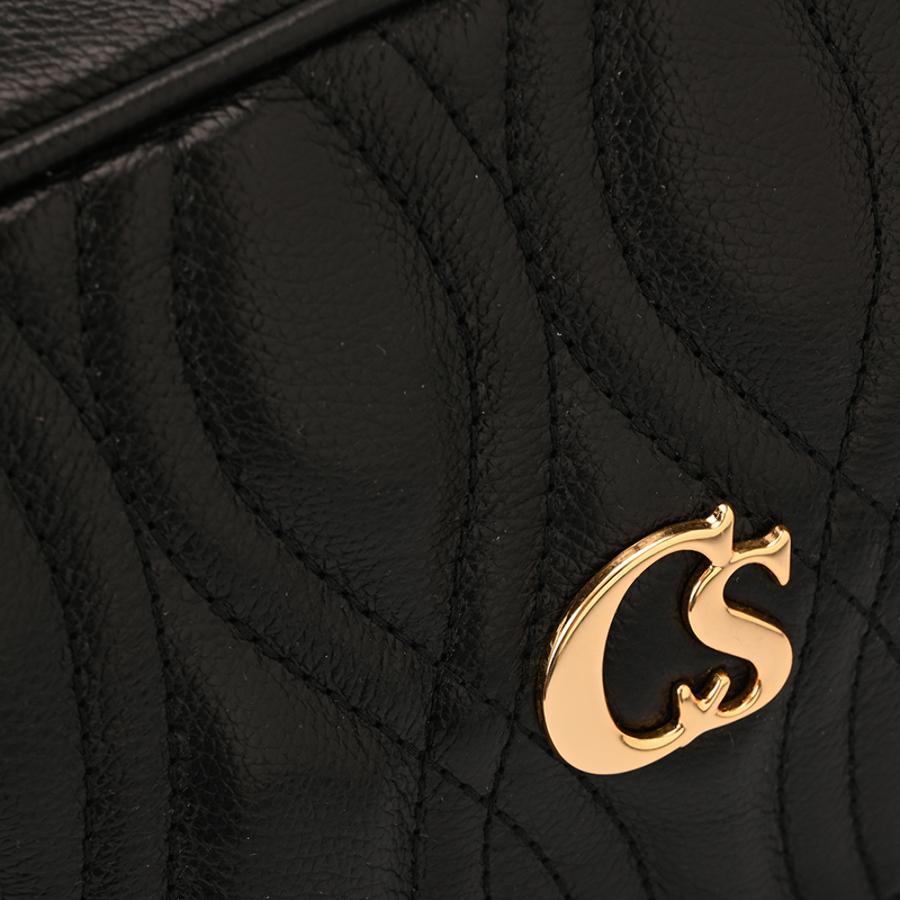 Quilted Bag Texture Black