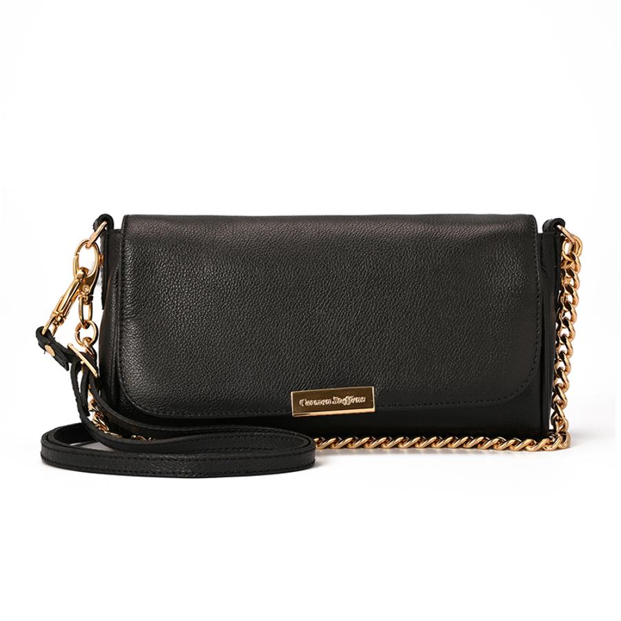 Black Baguette Bag
