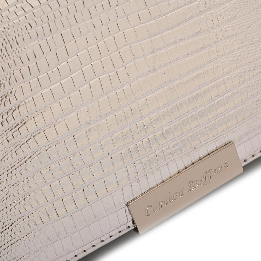 Silver Baguette Bag
