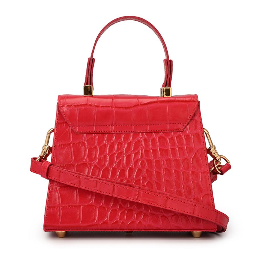 Top Handle Bag Red Orchid