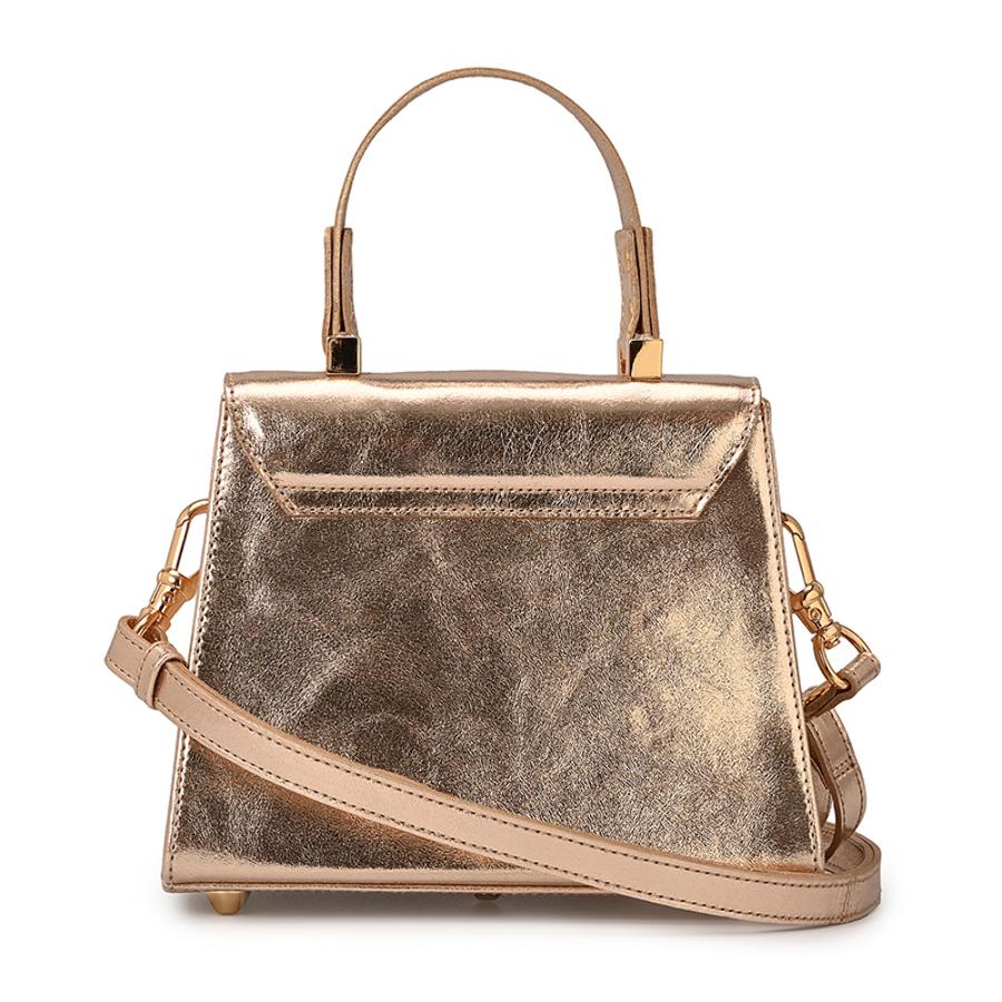 Golden Top Handle Bag