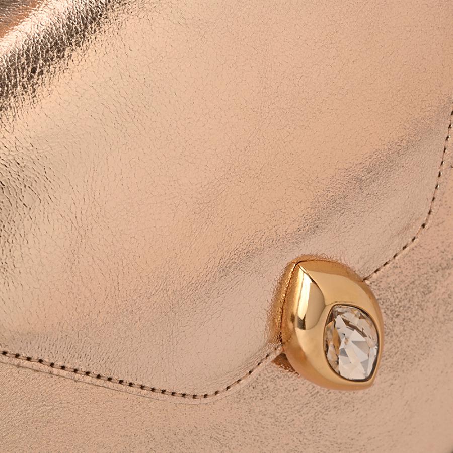 Golden Top Handle Bag