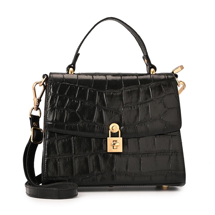 Classic Black Croco Bag