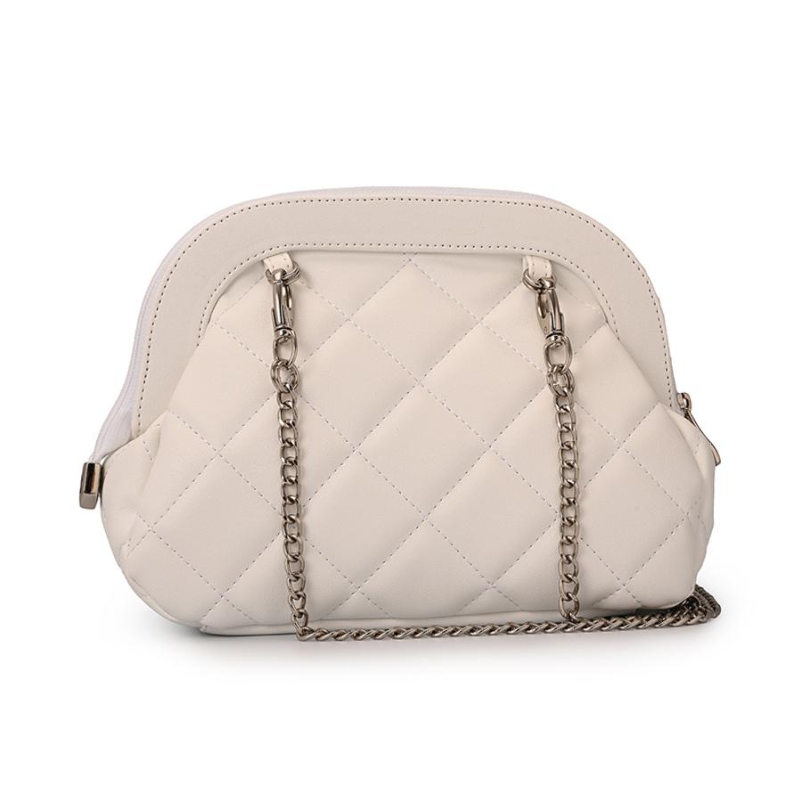 Quilted Bag Cs White